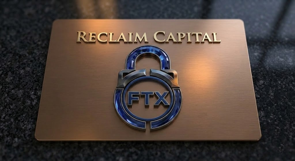 Reclaim Capital logo and FTX lock: FTX Fifth Distribution Round