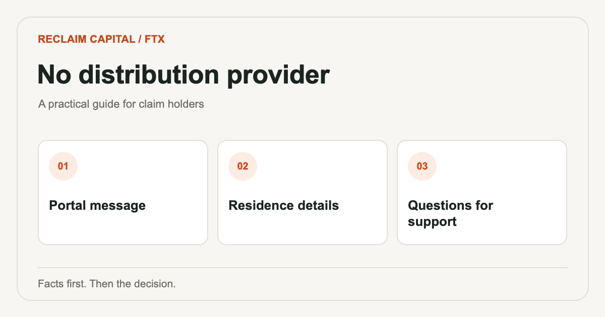 No FTX distribution provider for your country: key questions to check